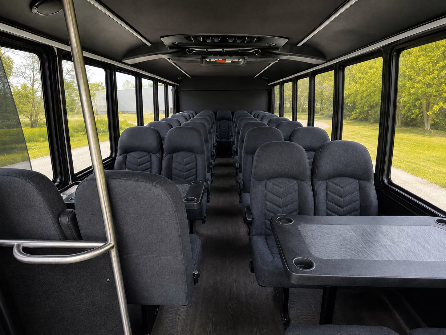 la habra 15 passenger minibus inside