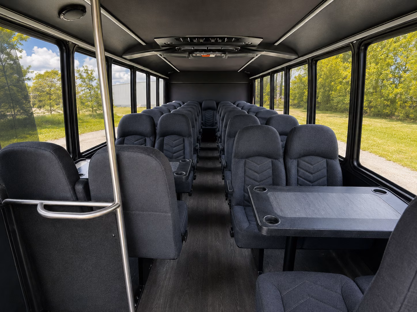 la habra 15 passenger minibus interior