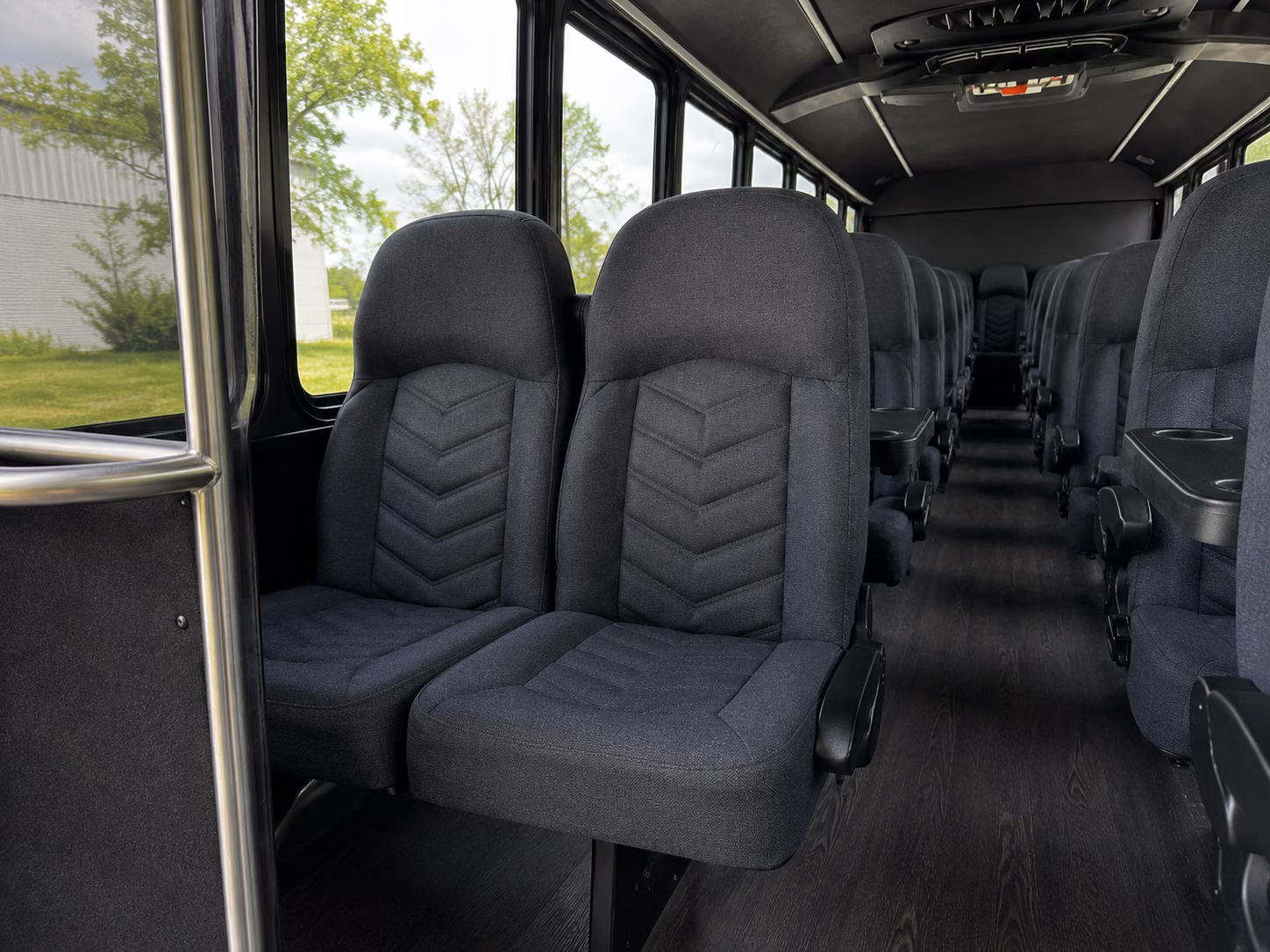 la habra 18 passenger minibus inside