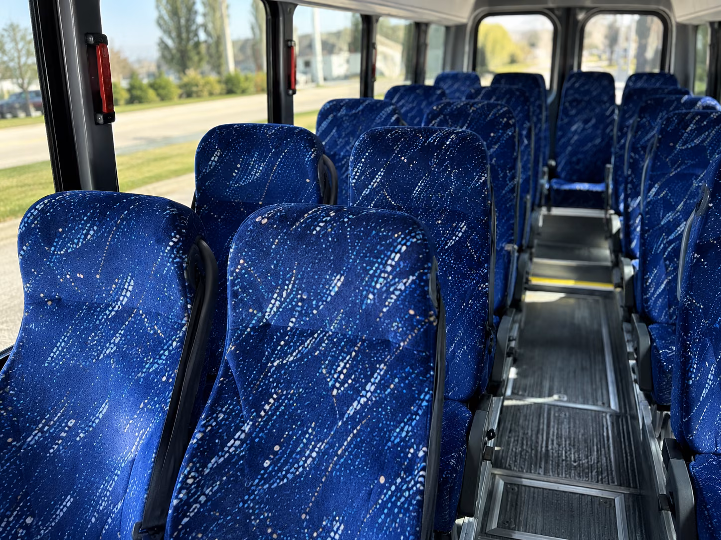 la habra 20 passenger minibus inside