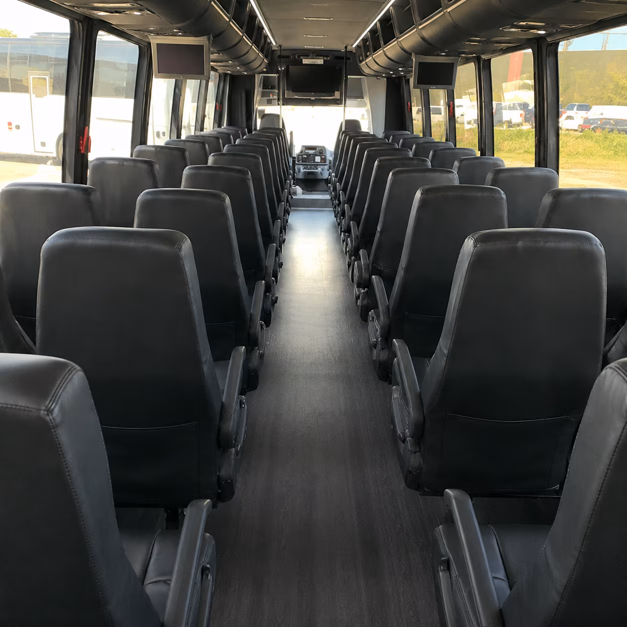 la habra 28 passenger minibus inside