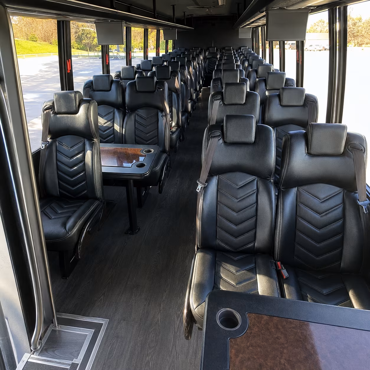 la habra 30 passenger minibus inside