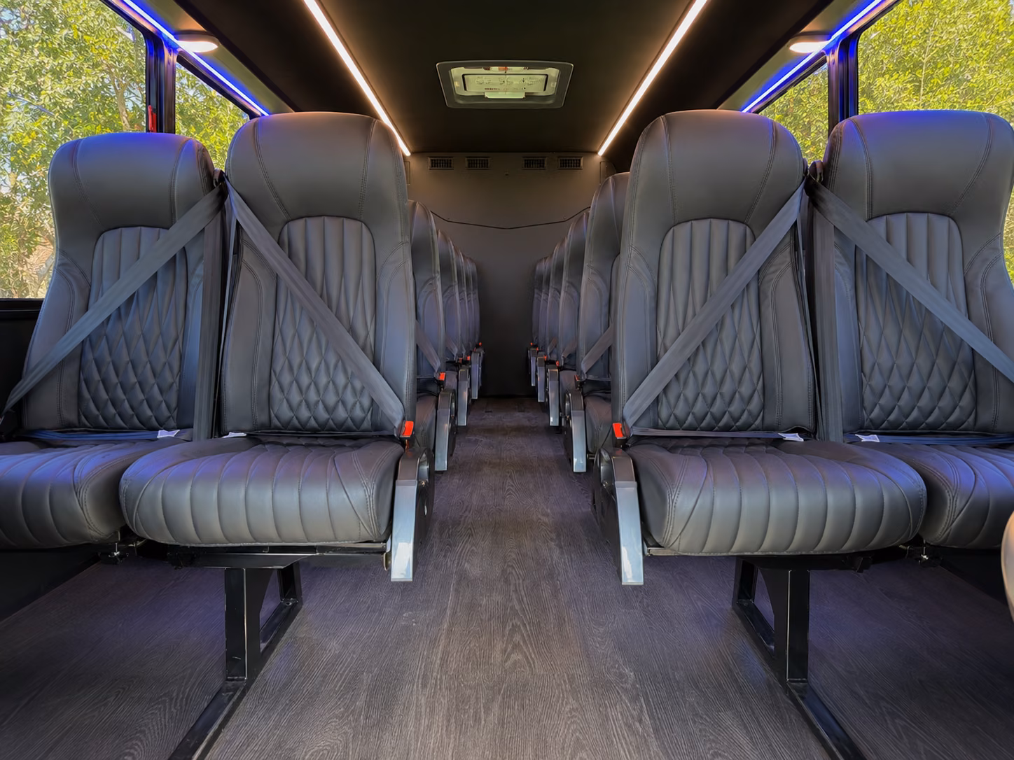 la habra corporate event transportation onboard seating