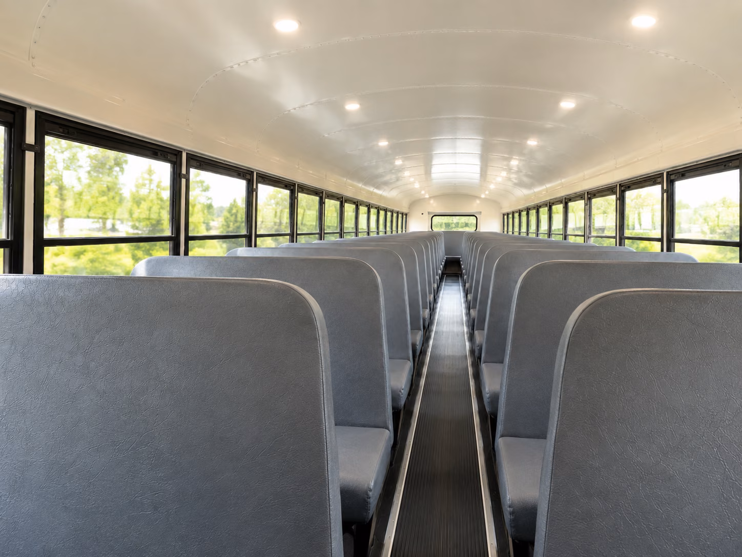la habra school bus inside